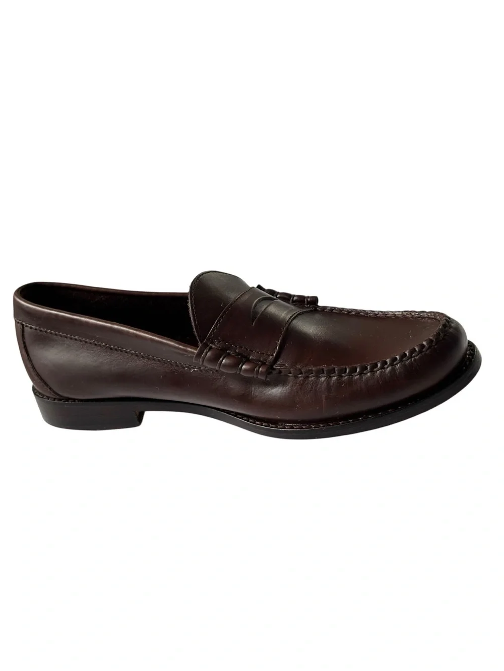 J. Crew Camden Leather Loafer w/ leather soles in Whiskey SP 2025 BJ009 |size 10
